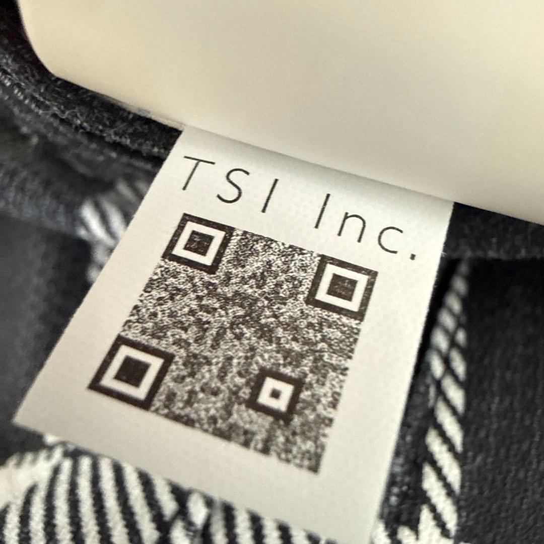 現行モデル パーリーゲイツ パンツ 総柄 L〜XL相当 チェック グレー 白