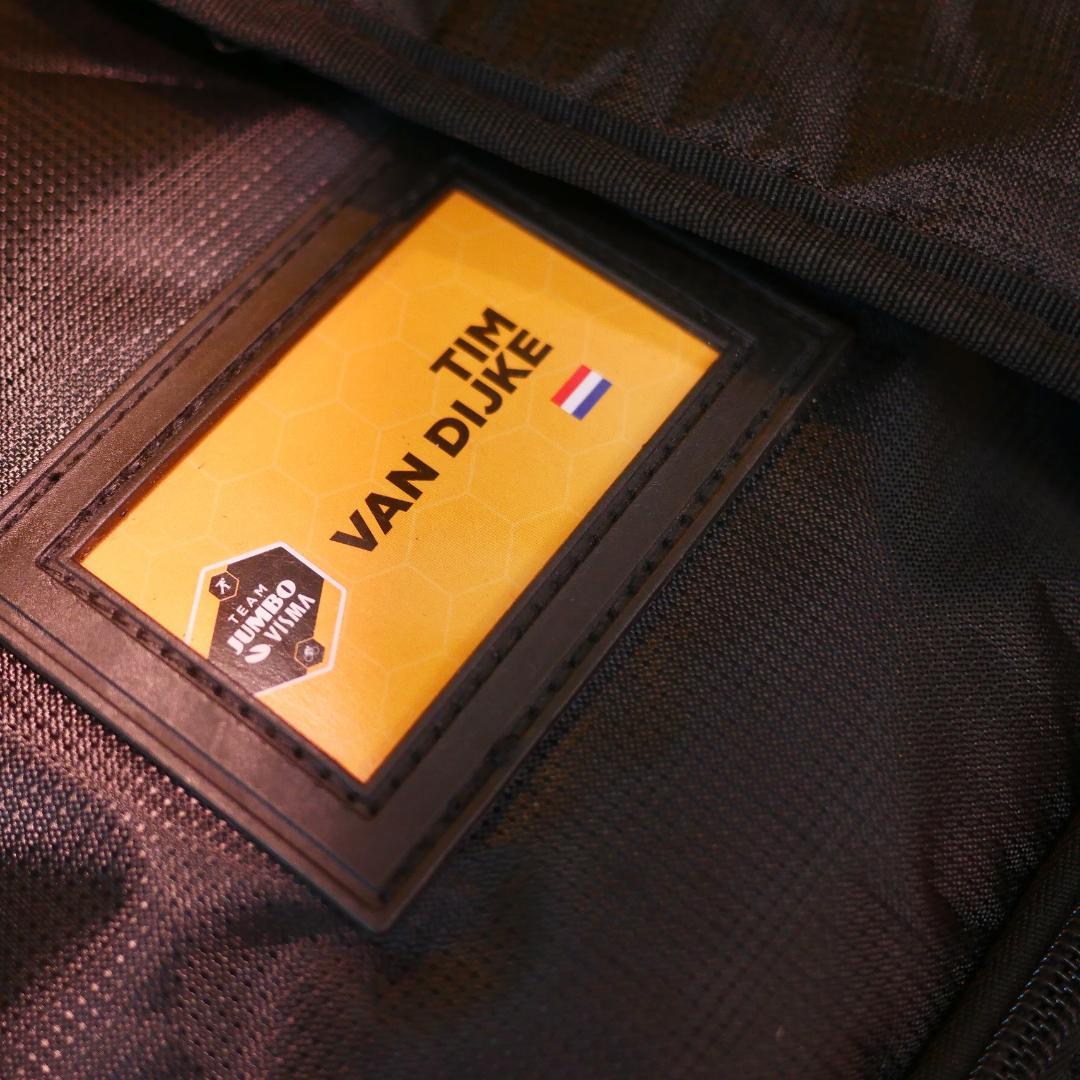 選手支給品 ユンボヴィスマ 非売品トラベルバッグ プロチーム リースア