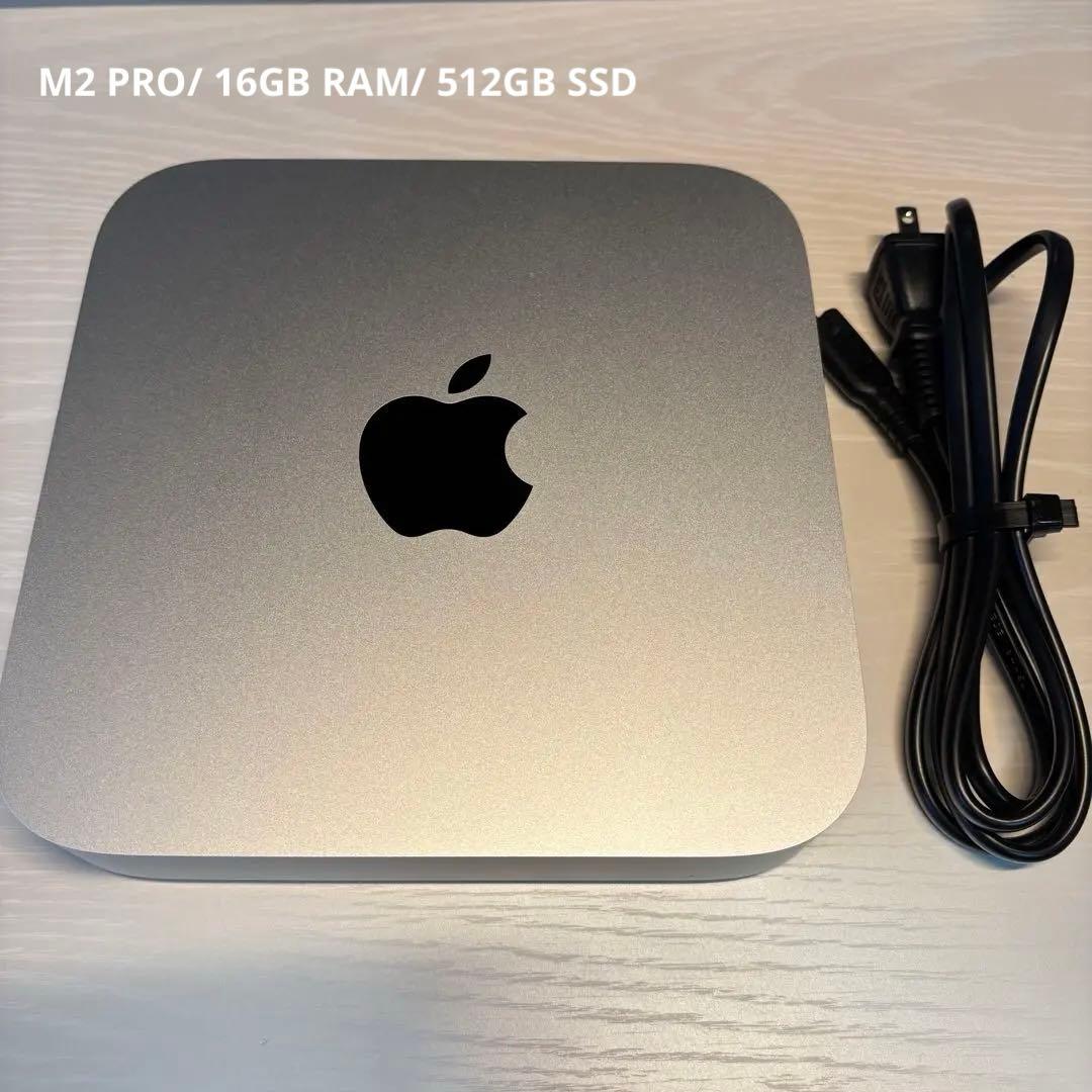 Mac mini M2 Pro 16GB Ram 512GB ストレージ Mac mini [整備済製品] 10コアCPUと16コアGPUを搭載したApple M2 Pro
