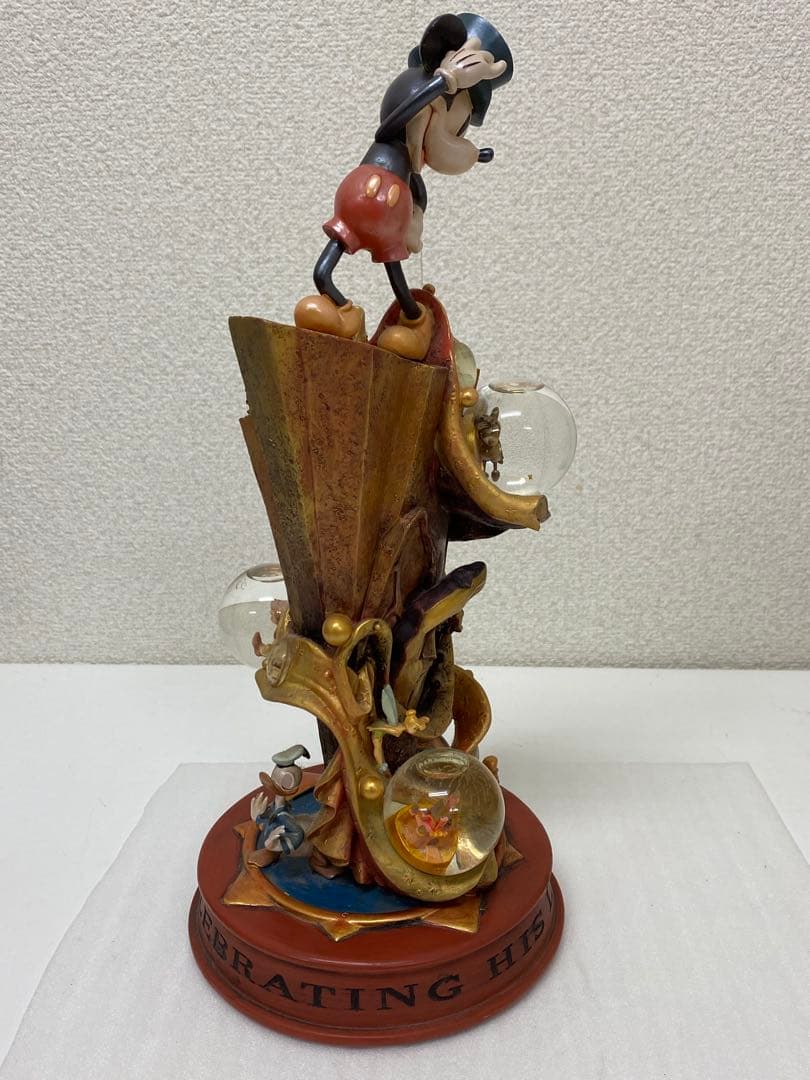 3-2703 激レア　ディズニー 100周年 ミッキーマウス ドナルドフィギュア