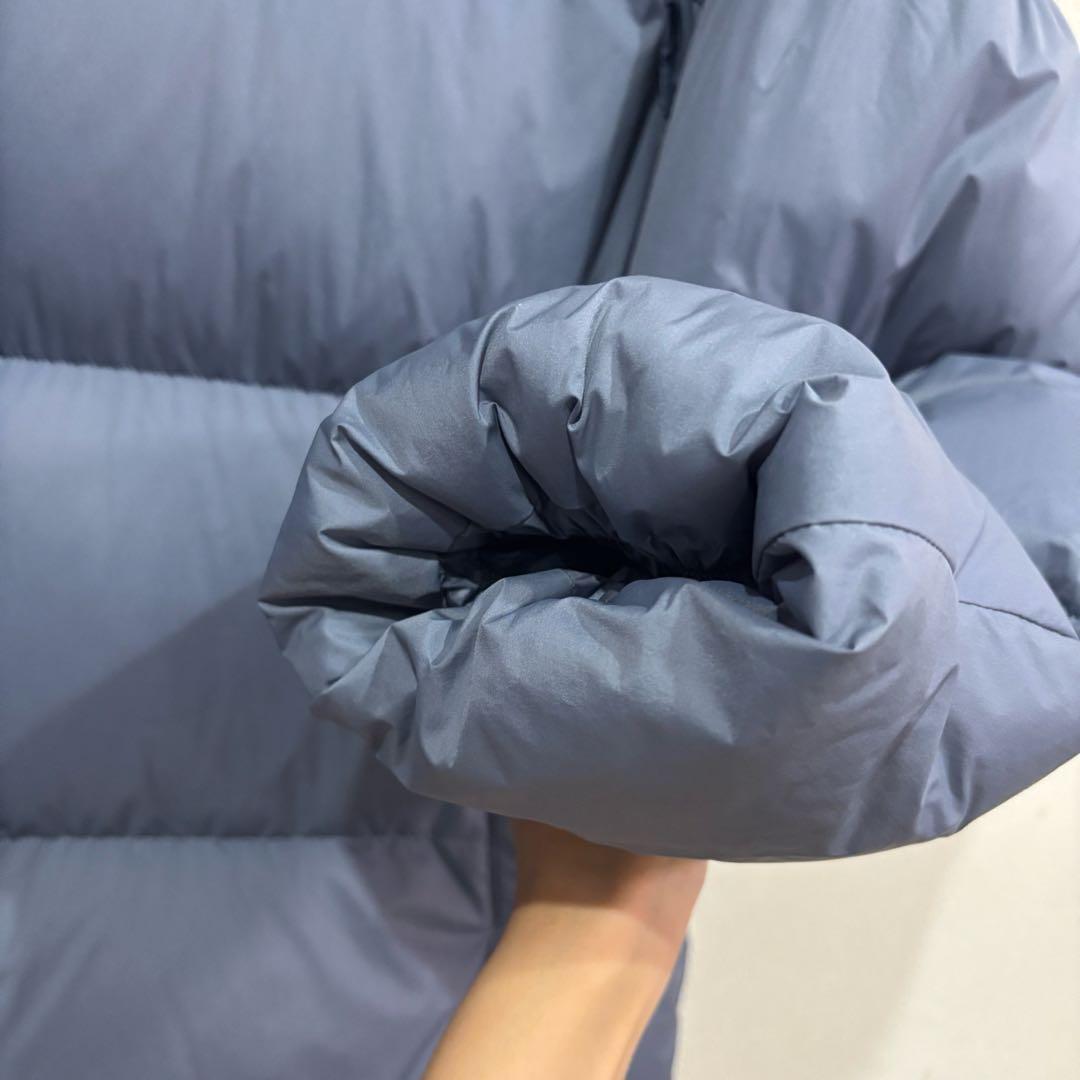 値下げ‼️】ユニクロ パウダーソフトダウンジャケット ブルー - メルカリ