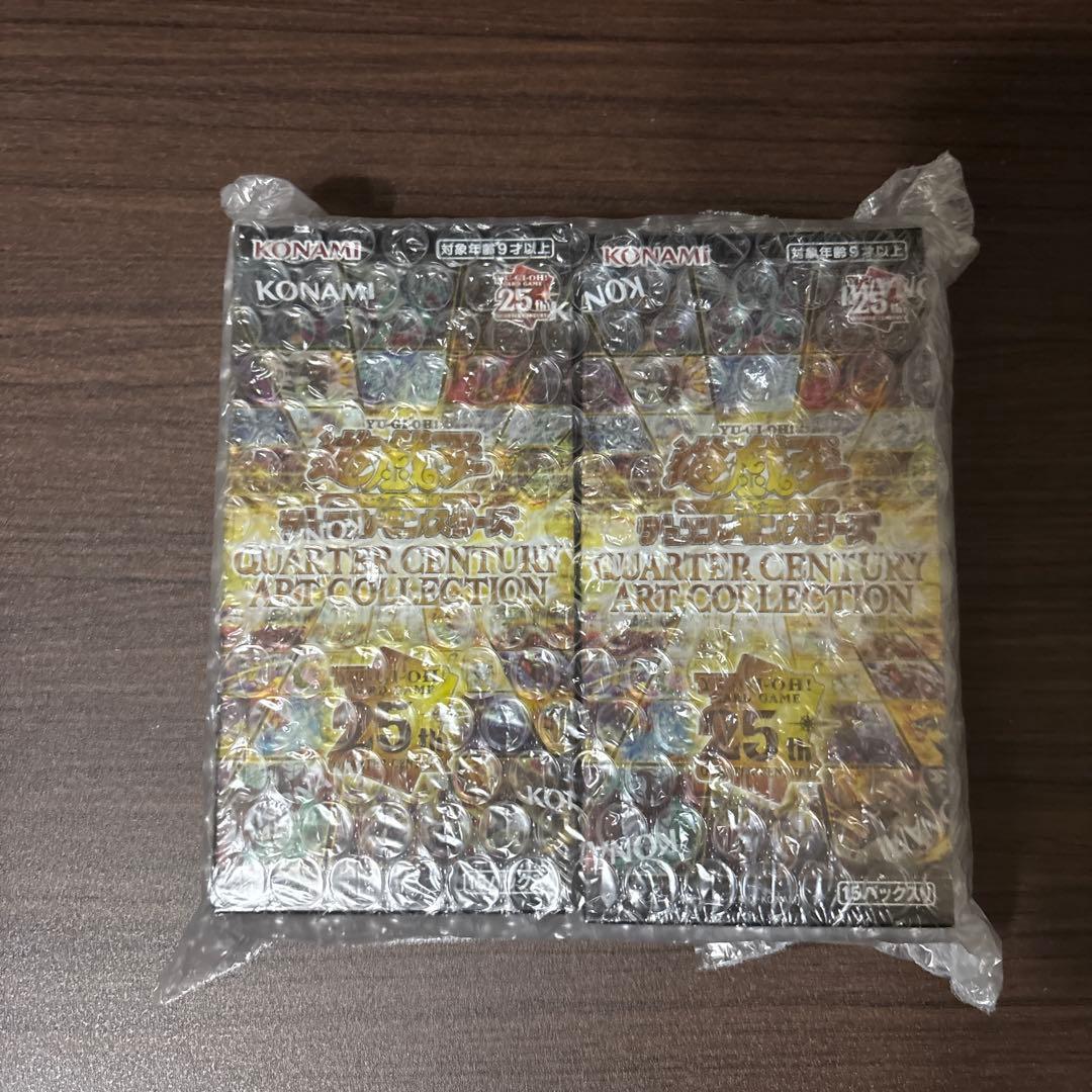 i*u様 遊戯王OCG クォータ―センチュリーアートコレクション　シュリンク付き 遊戯王オフィシャルカードゲーム デュエルモンスターズ 新品・未開封