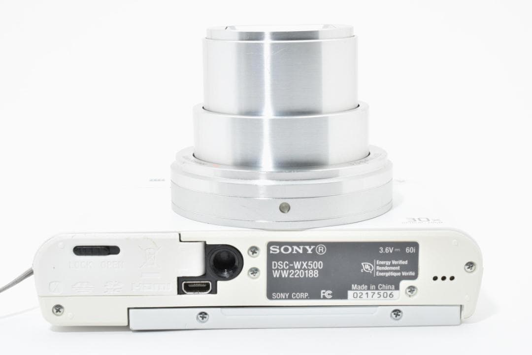 SONY Cyber-shot DSC-WX500 ホワイト デジタルカメラ - メルカリ