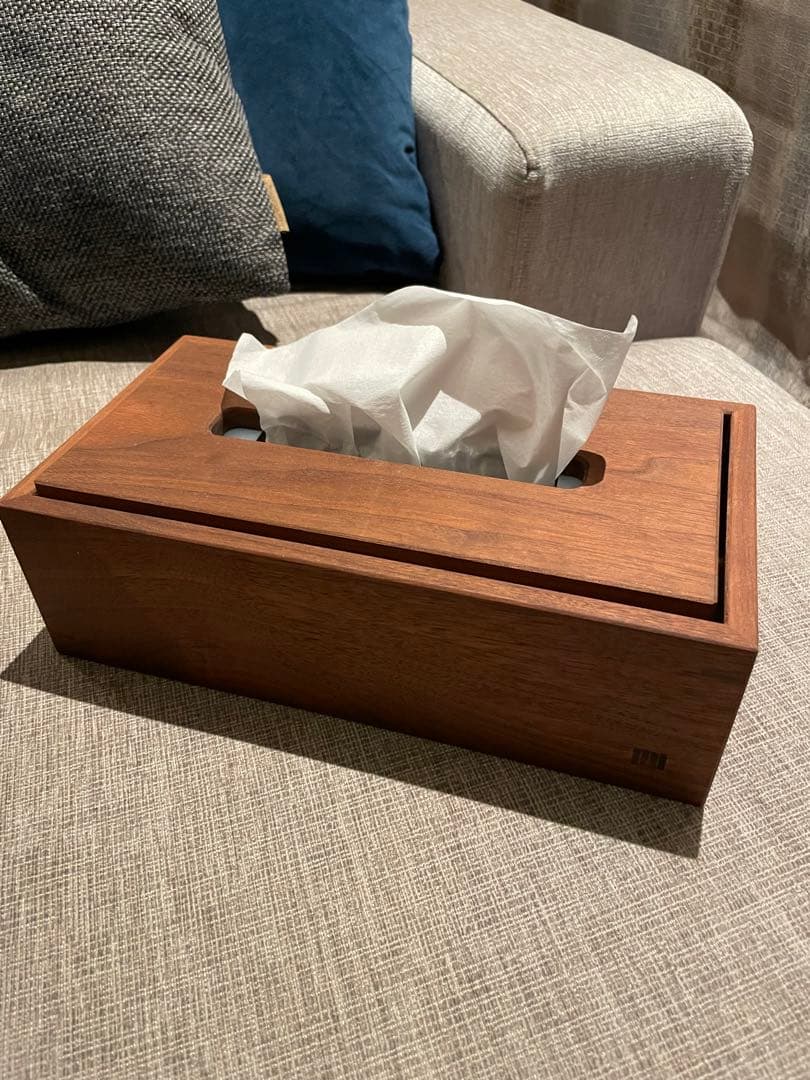 マスターウォール ティッシュケース ウォールナット 2個セットマスター