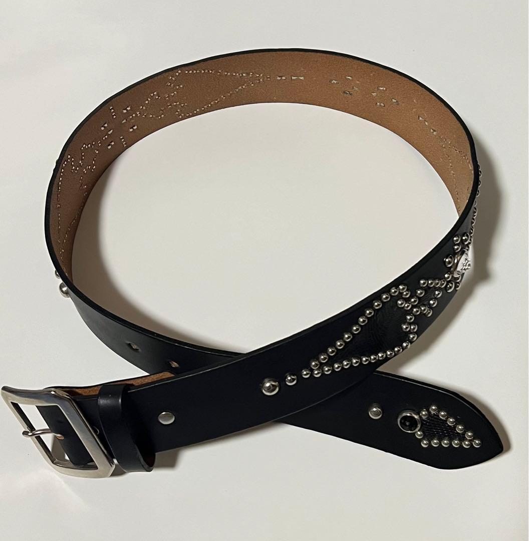 スペードスタッズベルト 32インチ チバ ウルフズヘッド・ケルト&コブラ