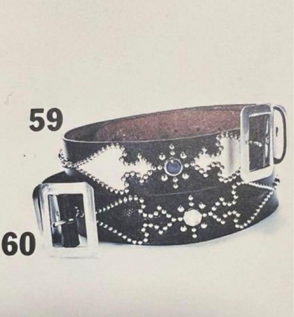 スペードスタッズベルト 32インチ チバ ウルフズヘッド・ケルト&コブラ