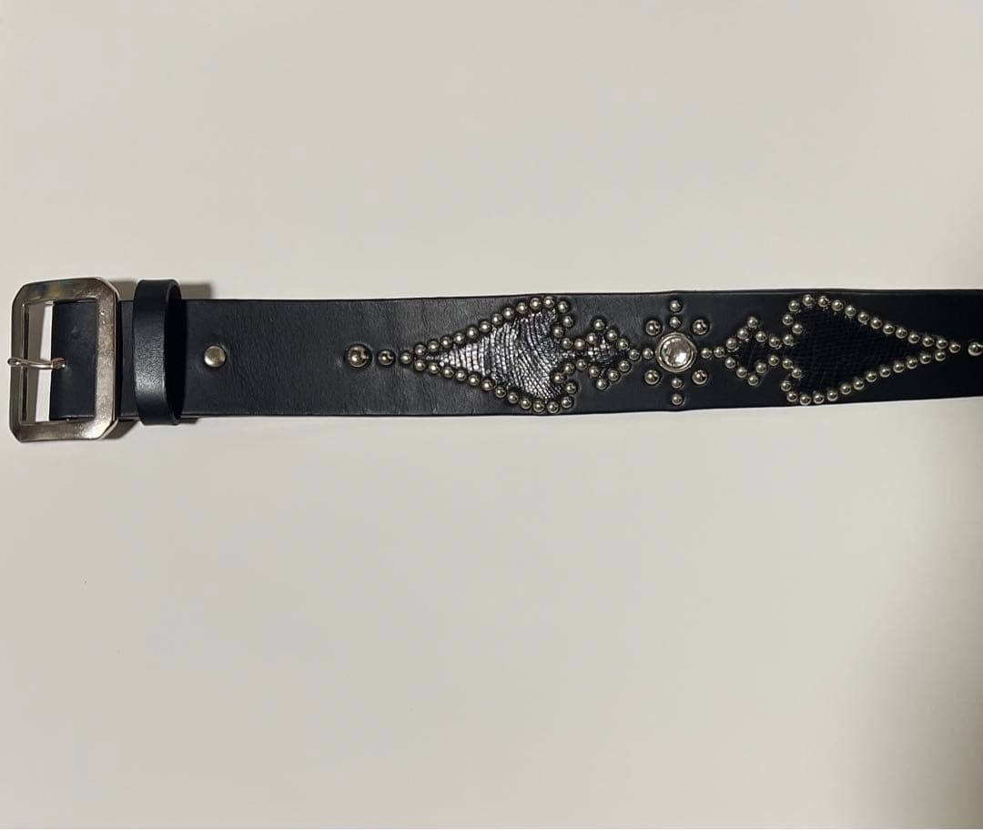 スペードスタッズベルト 32インチ チバ ウルフズヘッド・ケルト&コブラ