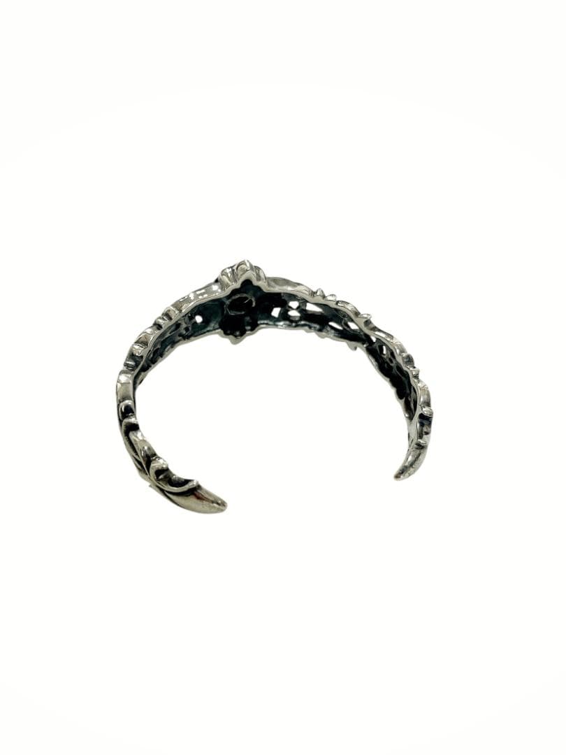 シルバー925 オニキストライバルバングル 極美品 - メルカリ