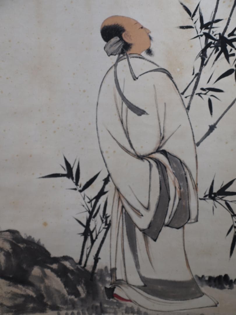 民間仕入れ品 中国近時代张大千の掛軸 人物図 貴重品 DE447A7-3 - メルカリ