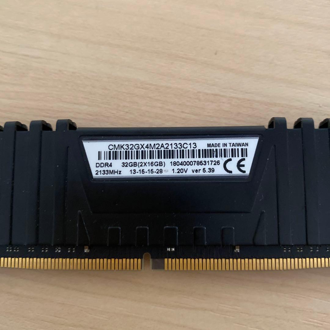 白*狐様 DDR4 CORSAIR VENGEANCE LPX 16GB -1枚