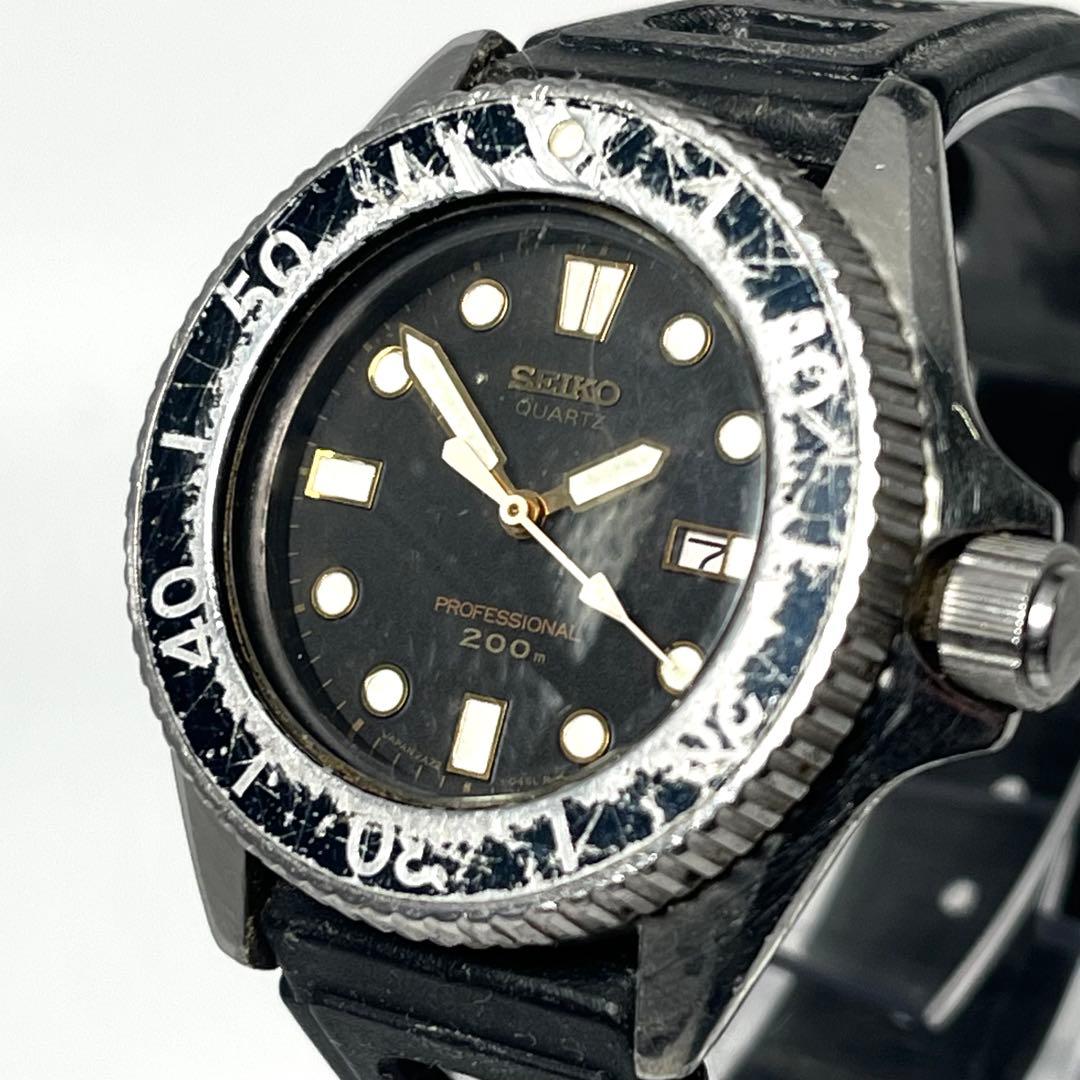 【新品電池/稼働】セイコー ダイバーズウォッチ デイト 黒 2A22-0170 Yahoo!オークション -「2a22-0170」の落札相場・落札価格