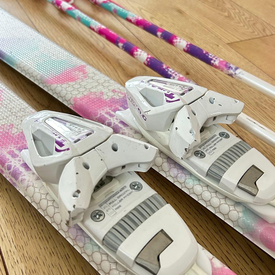 Hart女性用 スキー板145㎝ 紫白 小学校高学年・中学生 ジュニアスキー