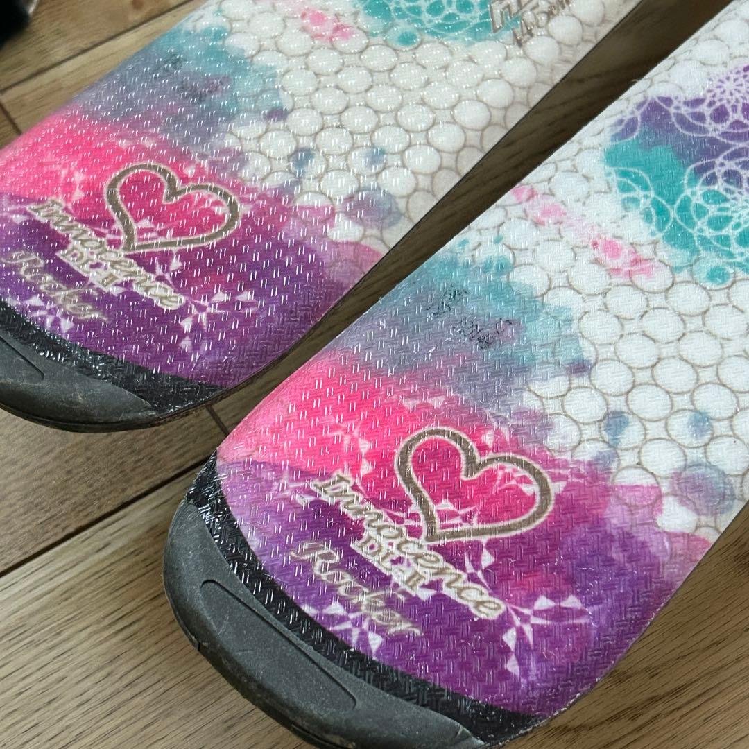 Hart女性用 スキー板145㎝ 紫白 小学校高学年・中学生 ジュニアスキー