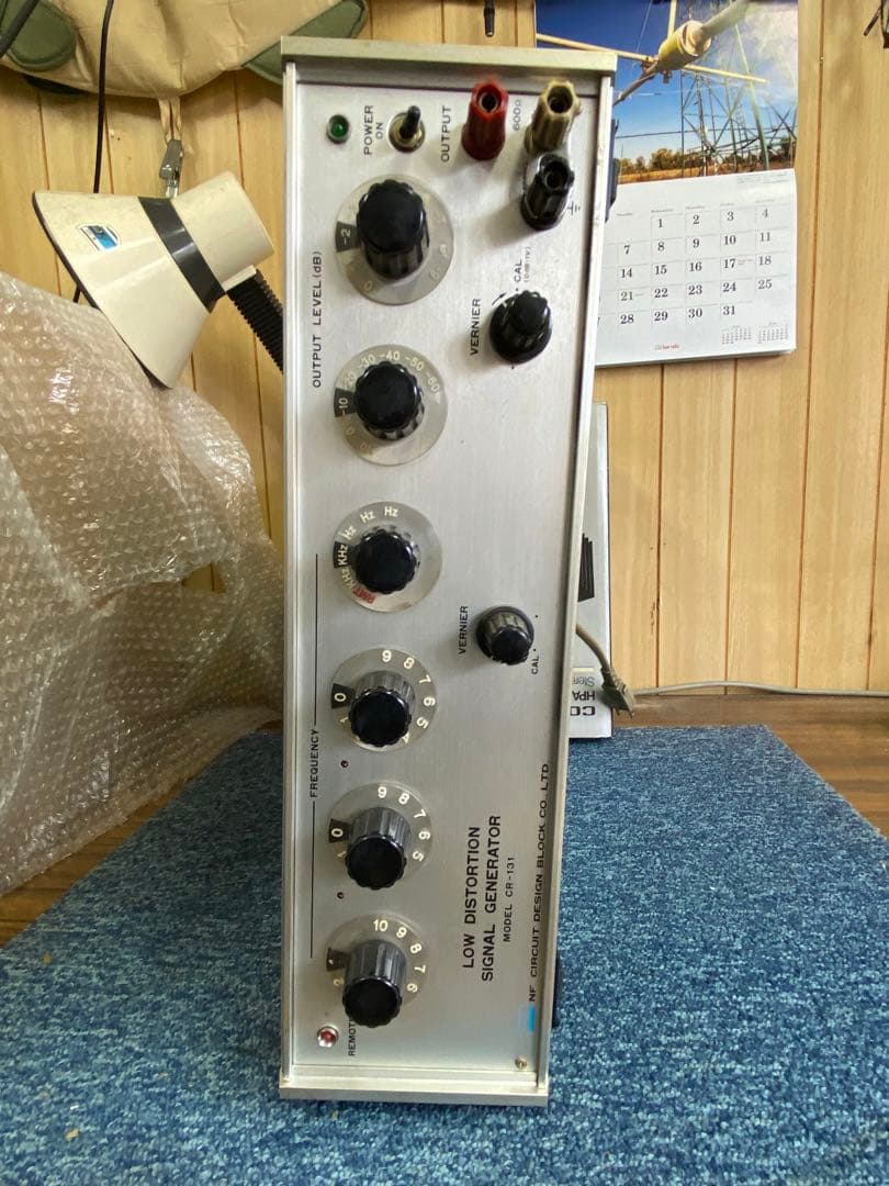 オーディオ NF CR-131 SGとDM-155A デストーションメーター