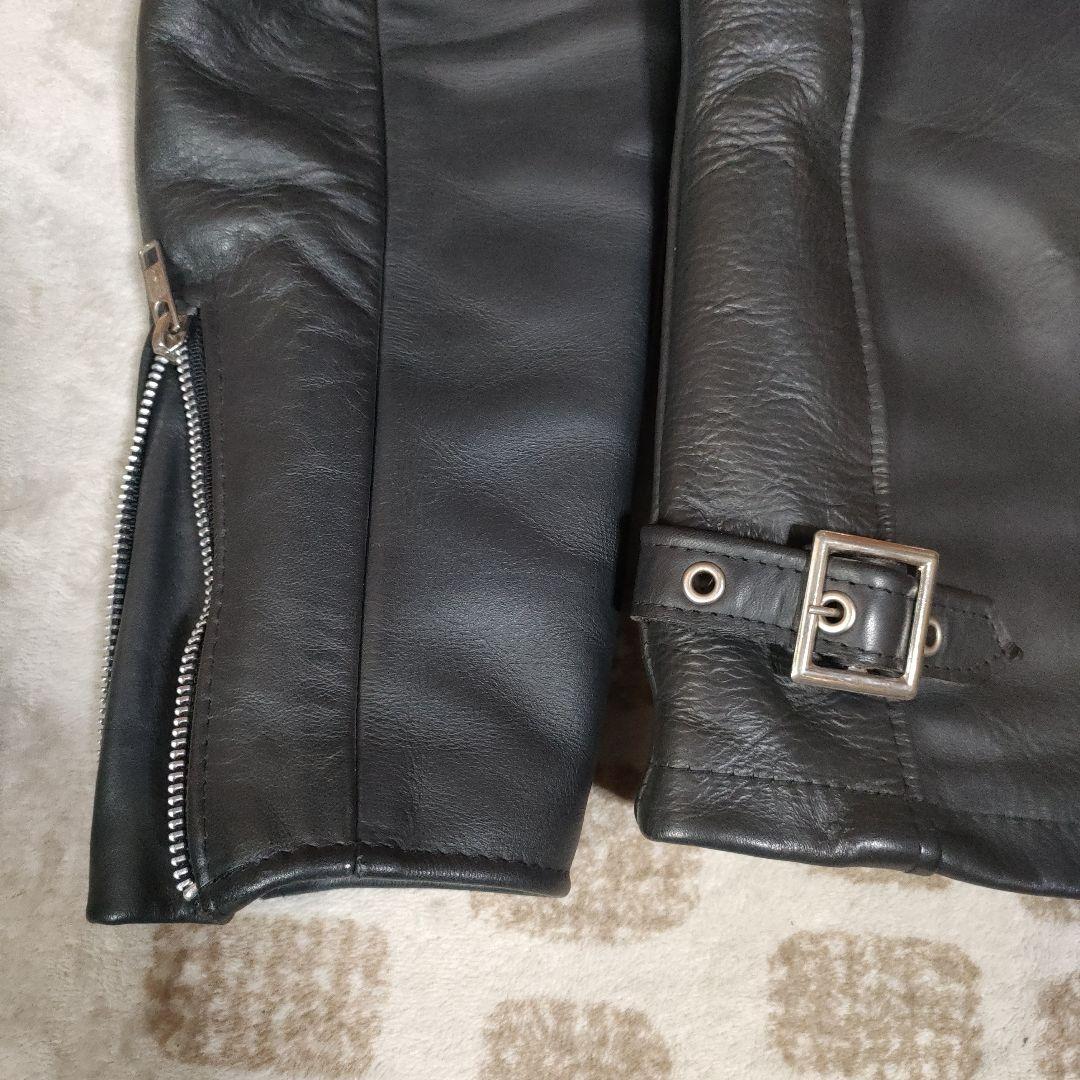 重厚な革質 美品 人気 Schott 641 牛タグ 34 ヘビーステアハイド