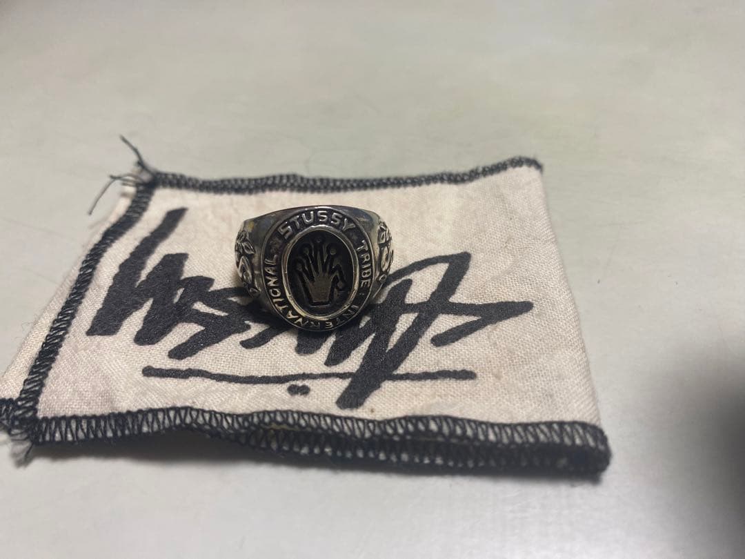 STUSSY OLD カレッジリング 入手困難 ヴィンテージ - メルカリ