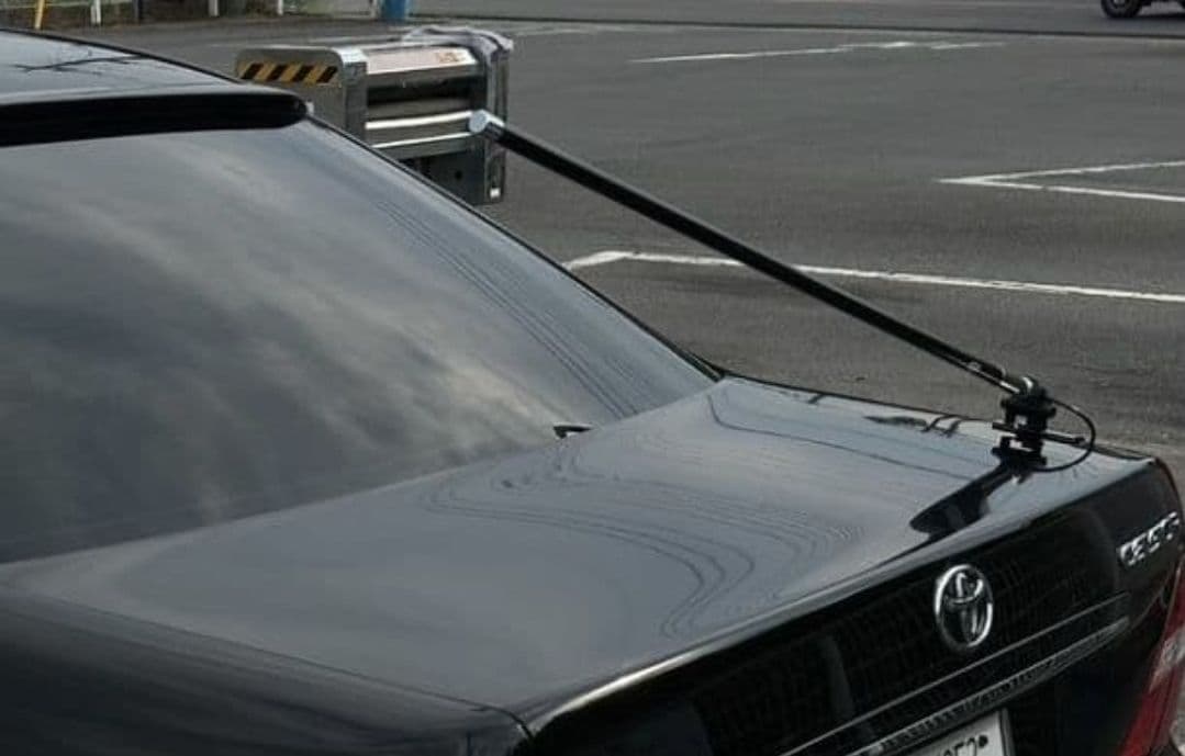 最新作！送料込！　VIPアンテナ1m白　本物　ジャンクションプロデュース