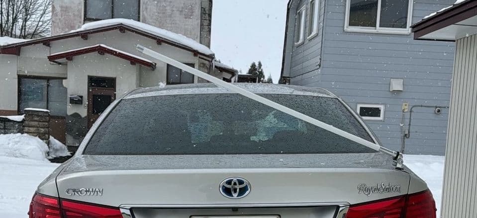 最新作！送料込！　VIPアンテナ1m白　本物　ジャンクションプロデュース