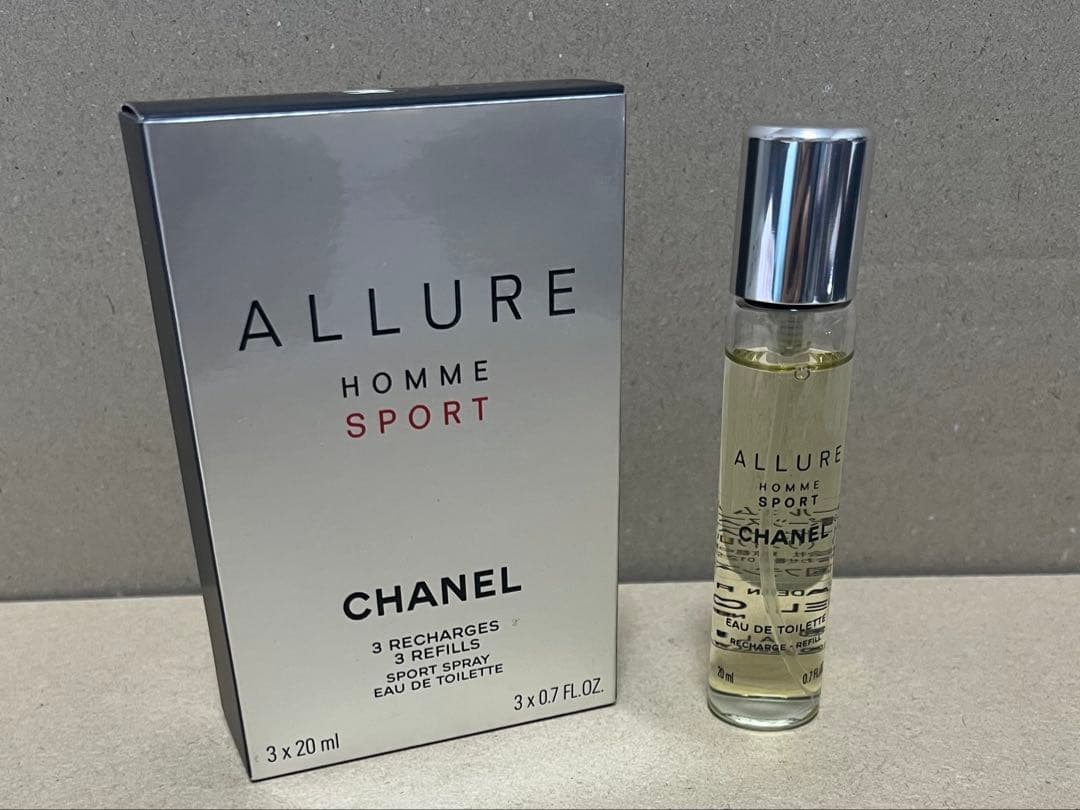 ①シャネル アリュール オム スポーツ トラベルスプレイ リフィル 1本