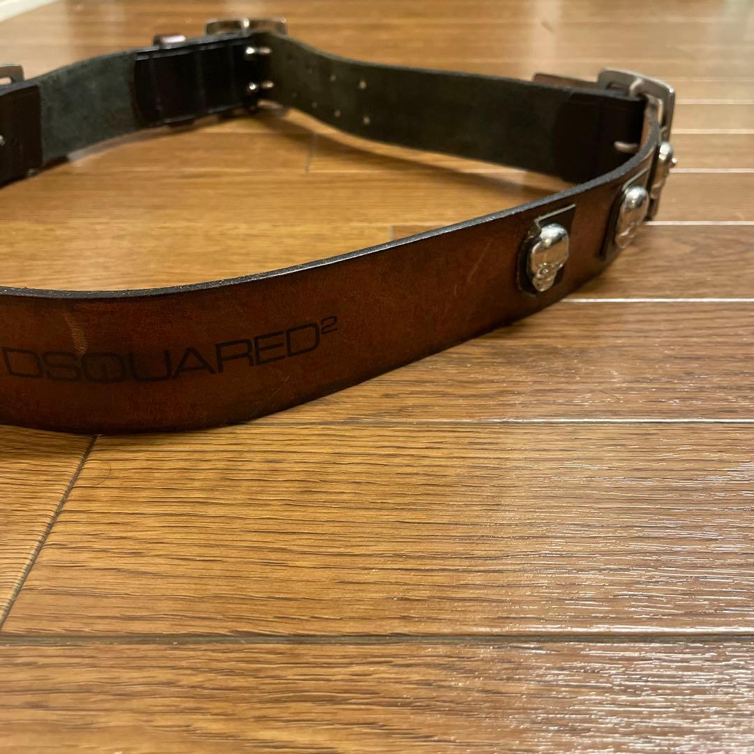 DSQUARED2 スカル ベルト|mercariメルカリ官方指定廠商|Bibian比比昂代