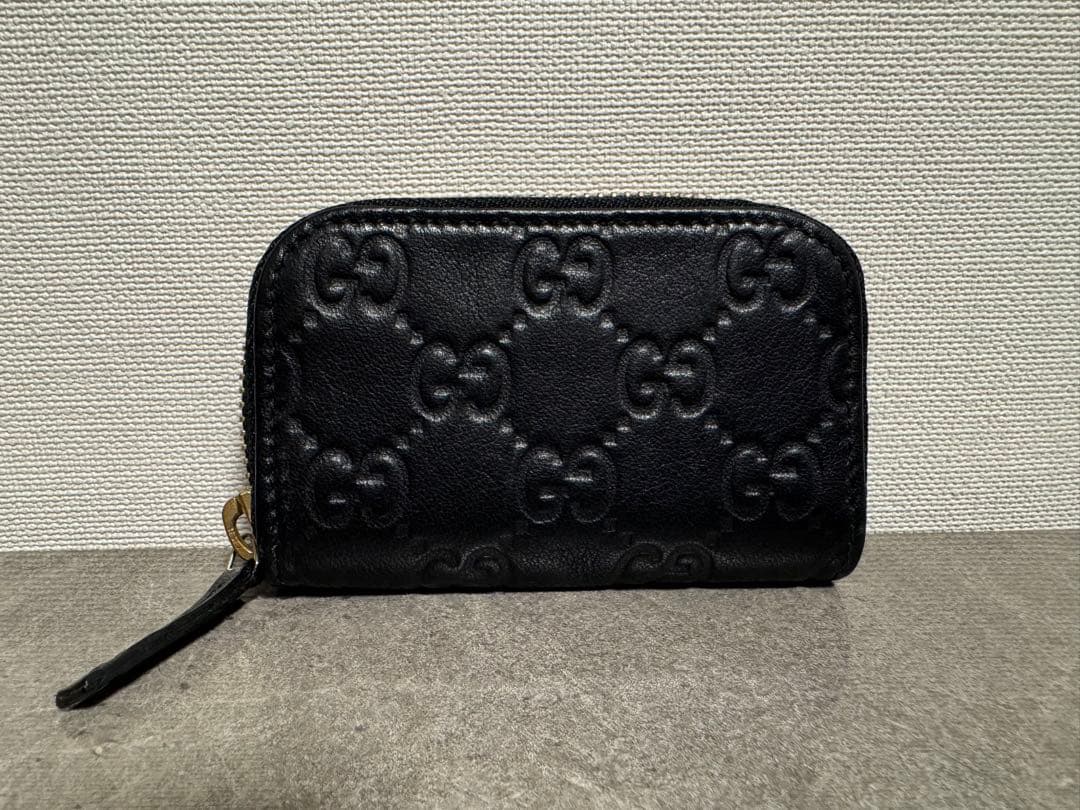 グッチ　ケース　グッチシマ　レザー　ブラック 楽天市場】GUCCI グッチ メンズ6連キーケース グッチシマ GG柄