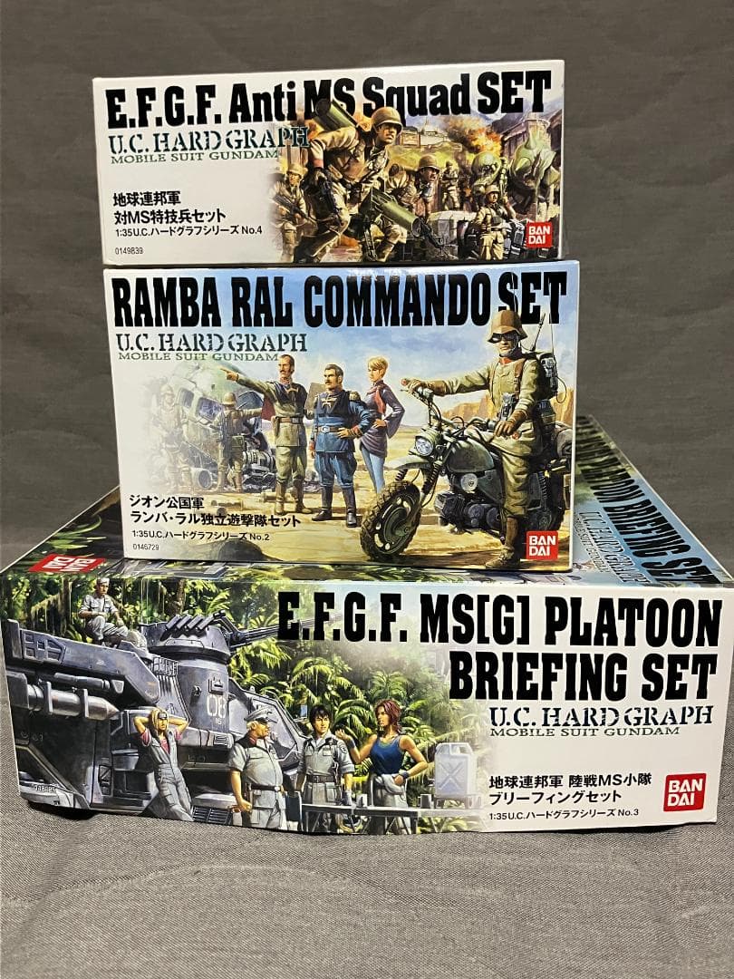 S*N様 ガンダム U.C.ハードグラフシリーズ 3点セット ランバ・ラル独立遊