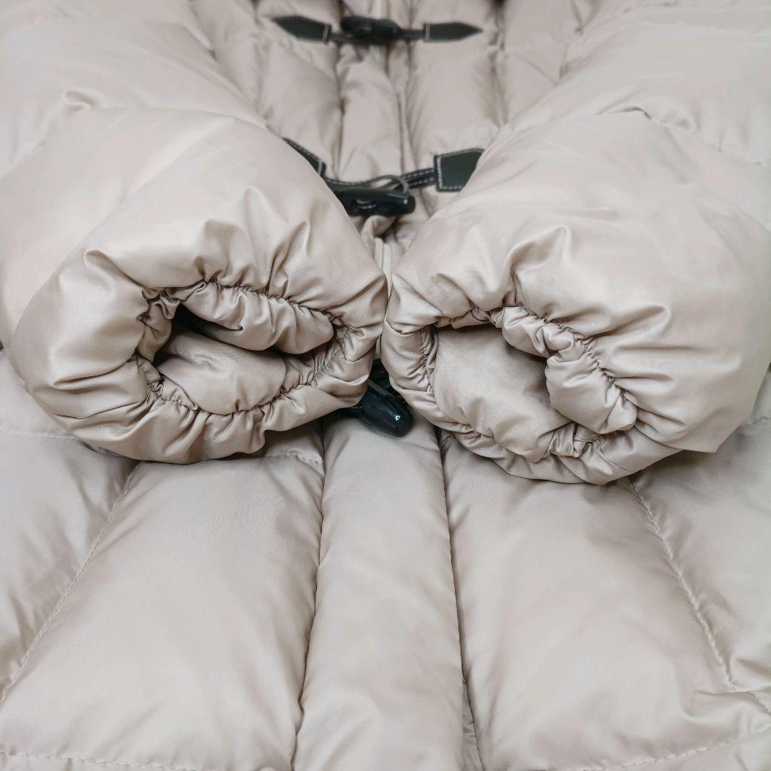 美品✨23区 ダッフルダウンコート 大きめサイズ 42 ベージュ Aライン