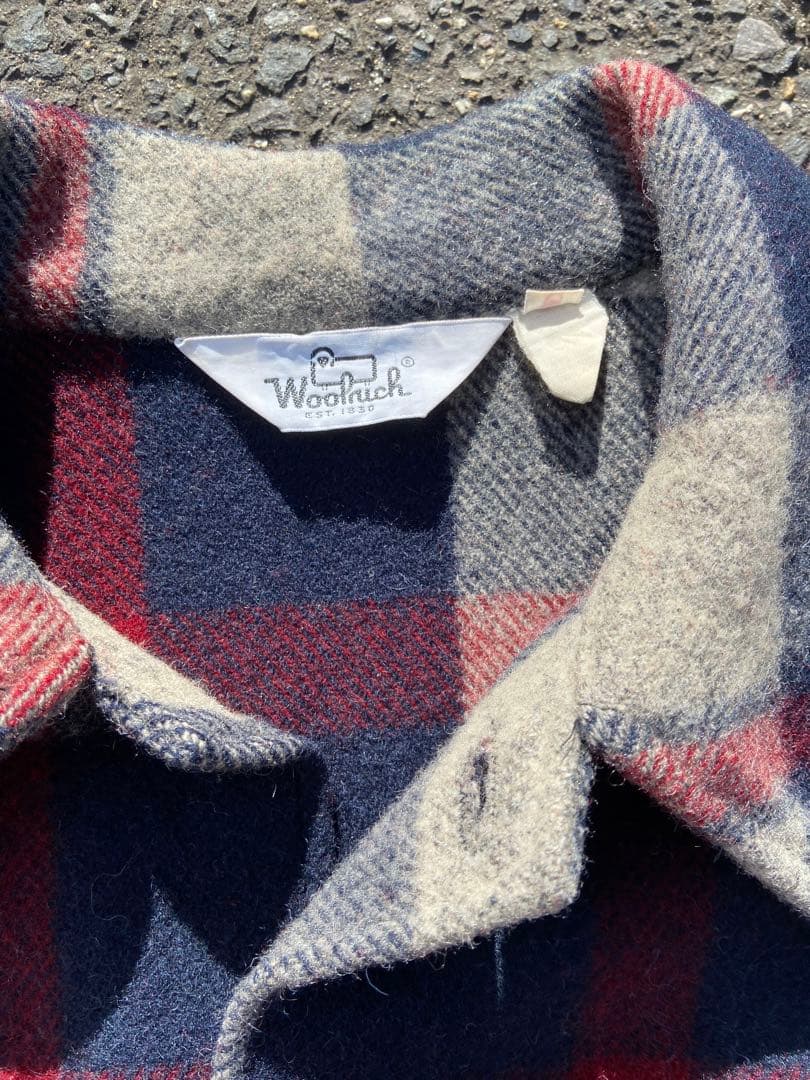 70s Woolrich チェックジャケット ウールリッチ 木村拓哉 ウール