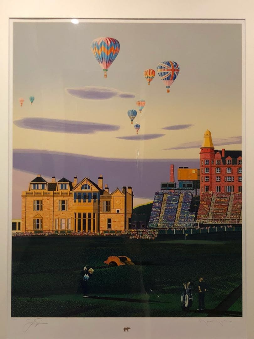 ヒロヤマガタ 大判 『全英オープン』 シルクスクリーン - メルカリ