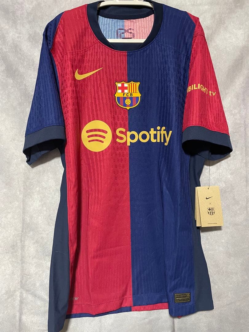 【正規品】バルセロナ　24/25 ホームオーセンティック FCバルセロナ 24-25 ホーム 半袖オーセンティックユニフォーム