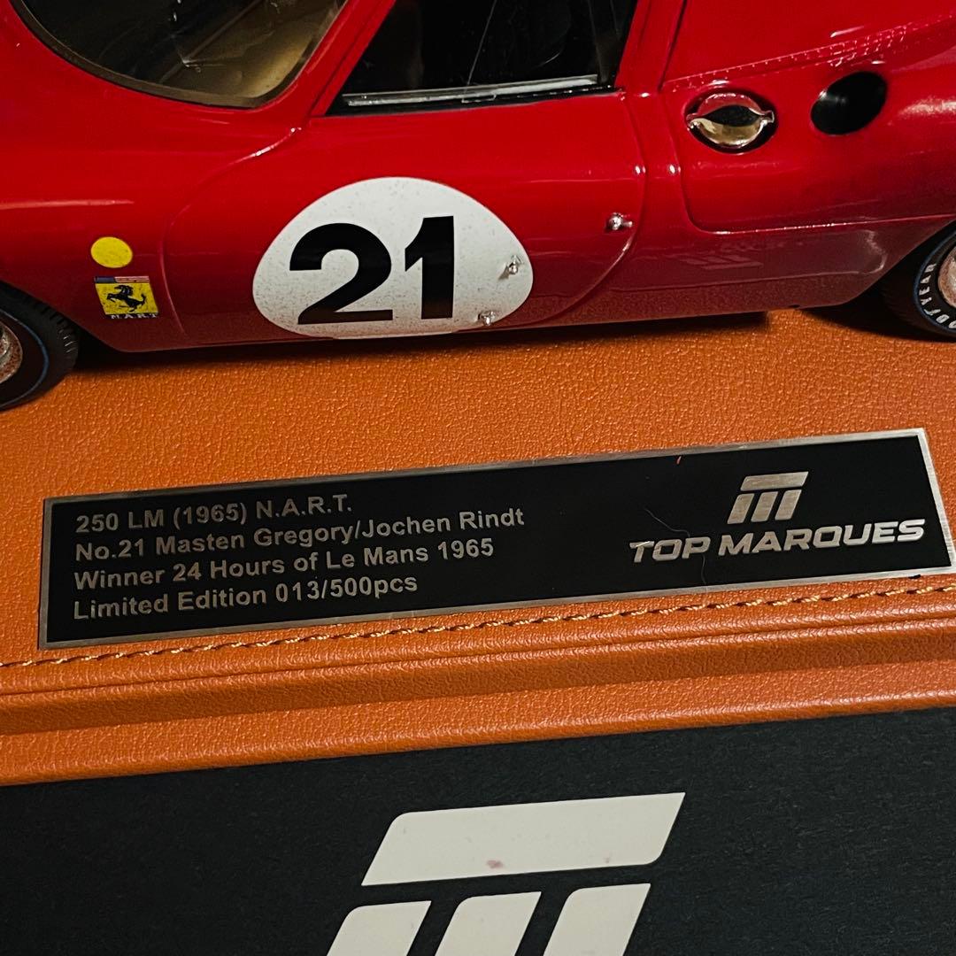 カスタム品 1/18 TOPMARQUES フェラーリ 250LM ルマン 優勝
