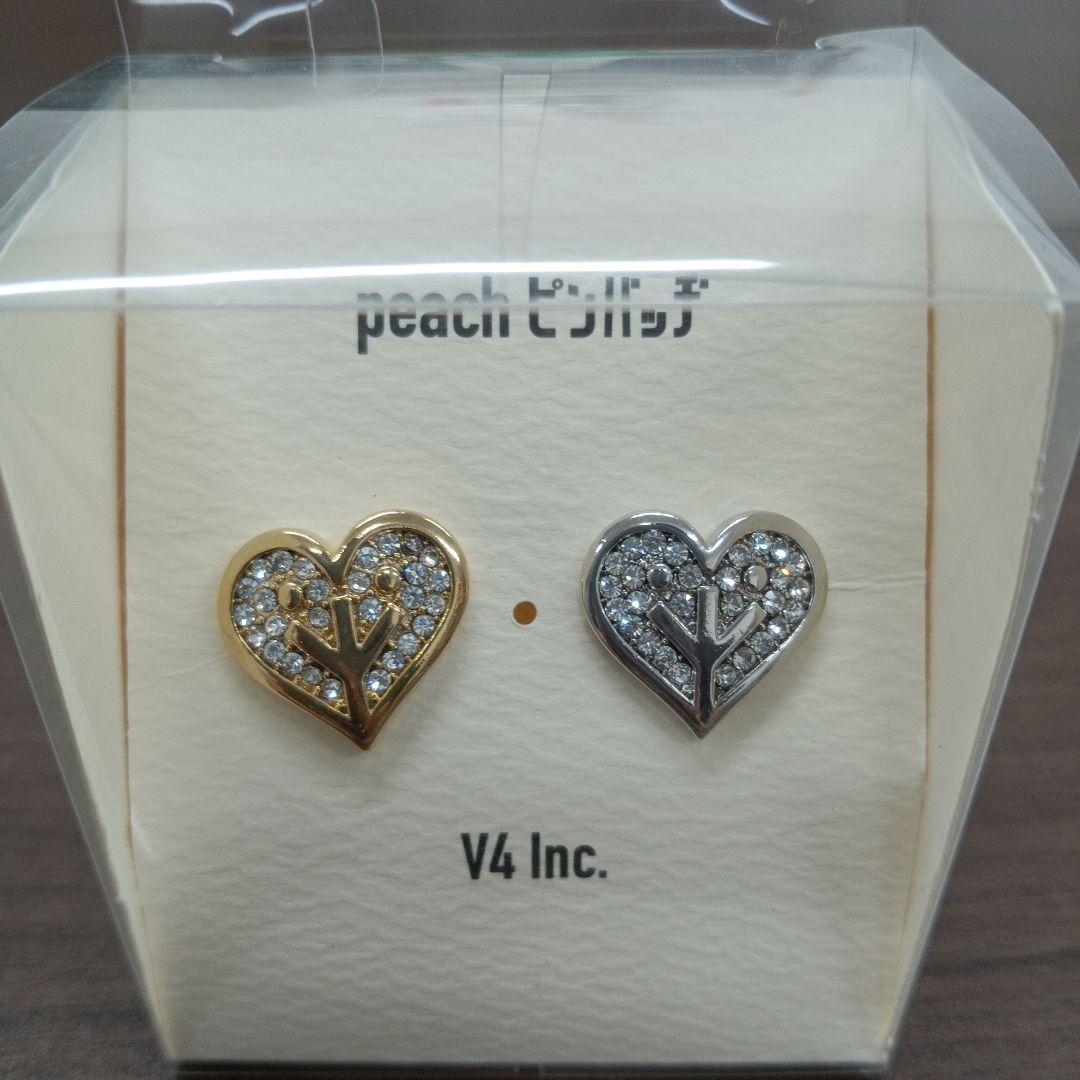 【岡村靖幸 ピンバッジセット】ピーチマーク ゴールド＆シルバー ピンバッジ