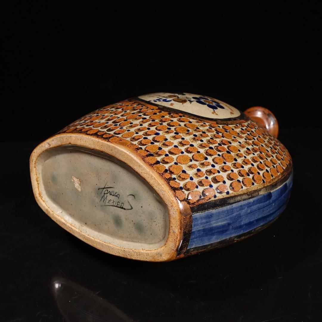 最終値下 ビンテージ トナラ焼 花瓶 メキシコ民芸 飾壷 置物 - メルカリ