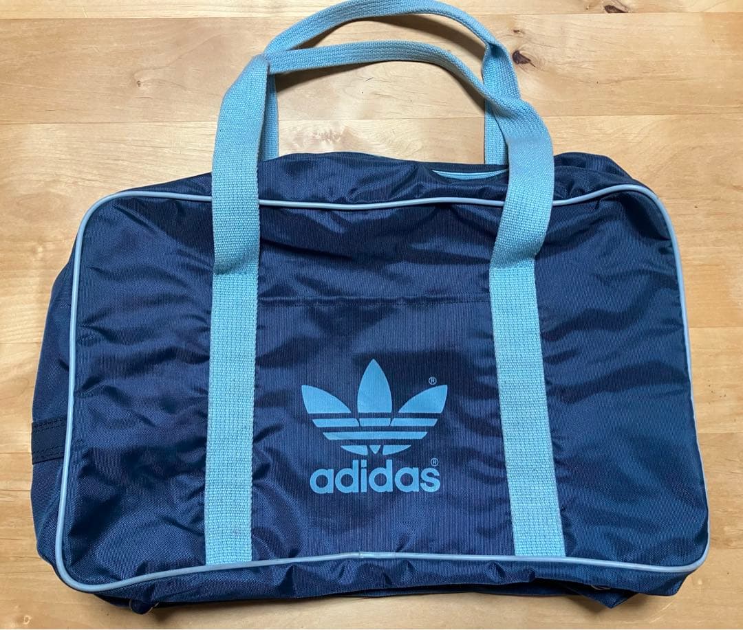 アディダス ビンテージ 80s スクールバッグ ボストンバッグ スクバ