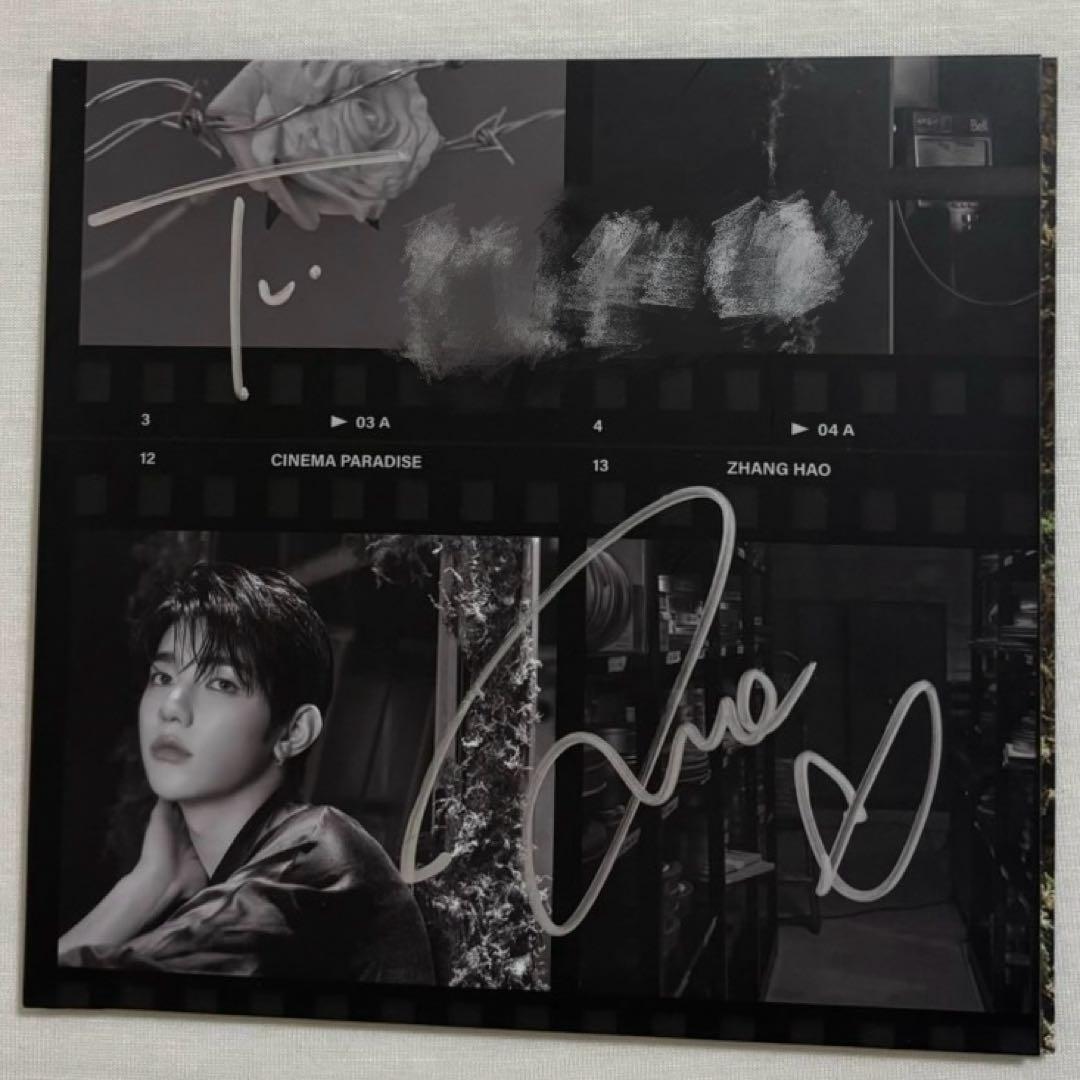 ZEROBASEONE ゼベワン ジャンハオ 直筆サイン アルバム - メルカリ