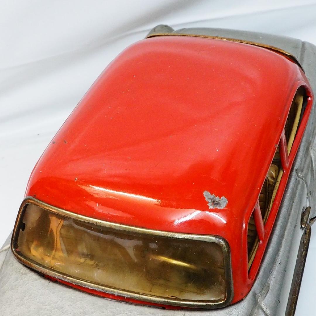 米澤【オペル オリンピア レコルト シルバー大】ブリキtin toy car箱無