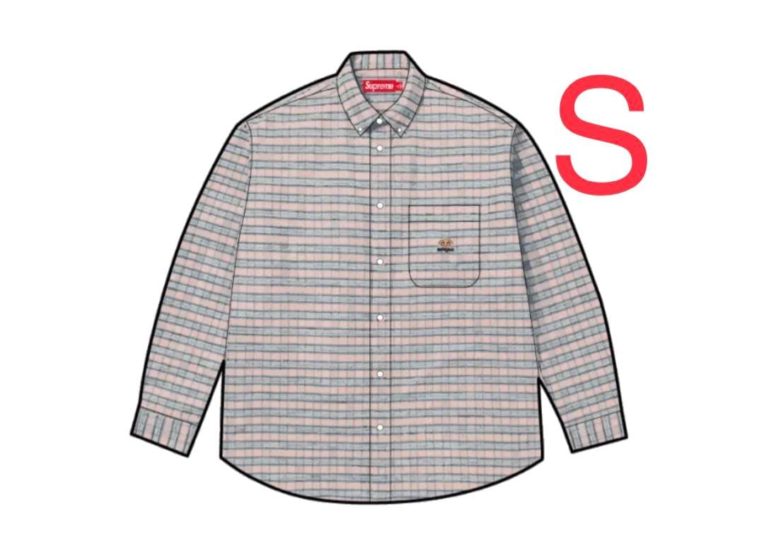 Supreme Loose Fit Flannel Oxford Shirt - メルカリ