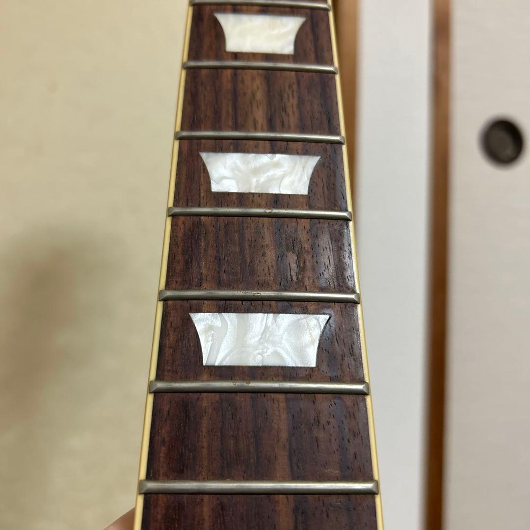 Burny バーニー レスポールタイプ エレキギター オレンジ※テールピース