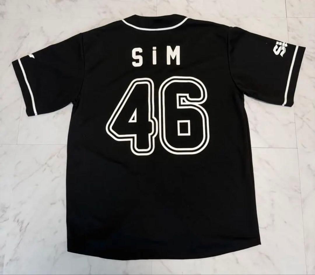 SiM 46 ベースボールシャツXL