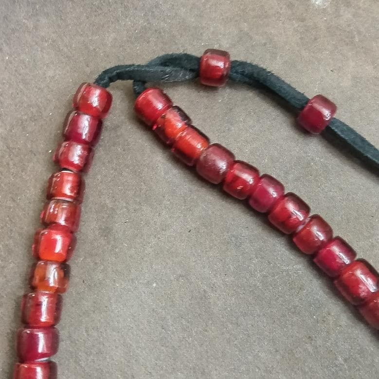 ちーちゃん様 ホワイトハーツビーズネックレス シルバー925 - メルカリ