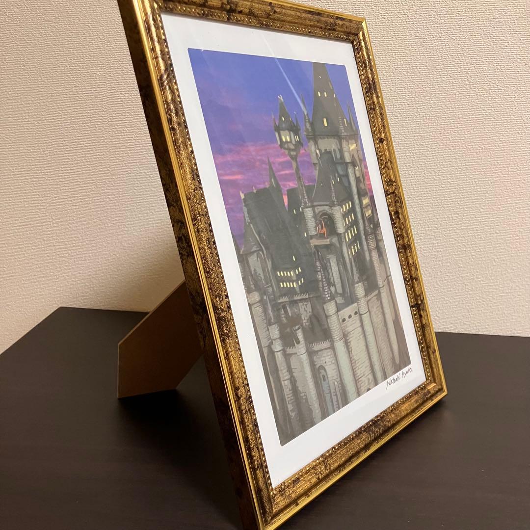 ジブリアート17 カリオストロの城①「決戦前」額縁寸法32.7㎝×24.0㎝