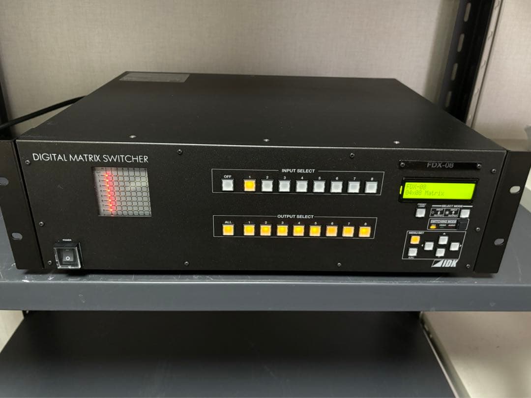 IDK FDX-08 モジュラー型デジタルマトリクススイッチャー FDX-08 モジュラー型マトリクススイッチャー | 株式会社アイ・ディ