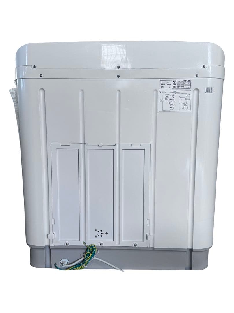 《展示品》ヤマダ 二槽式洗濯機 5.5kg YWM-TD55L 2024年製