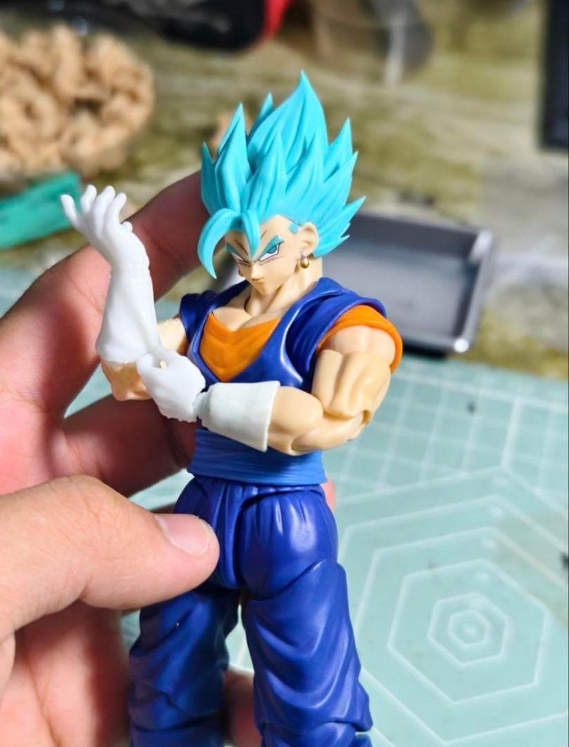 S.H.Figuarts用 ベジット ブルー　カスタムヘッドパーツ