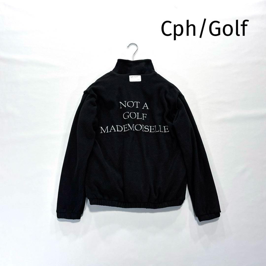 Cph/Golf キャプテンズヘルムゴルフ　ハーフジップ　フリース　黒　S Cph/Golf キャプテンズヘルムゴルフ ハーフジップ フリース 黒 S