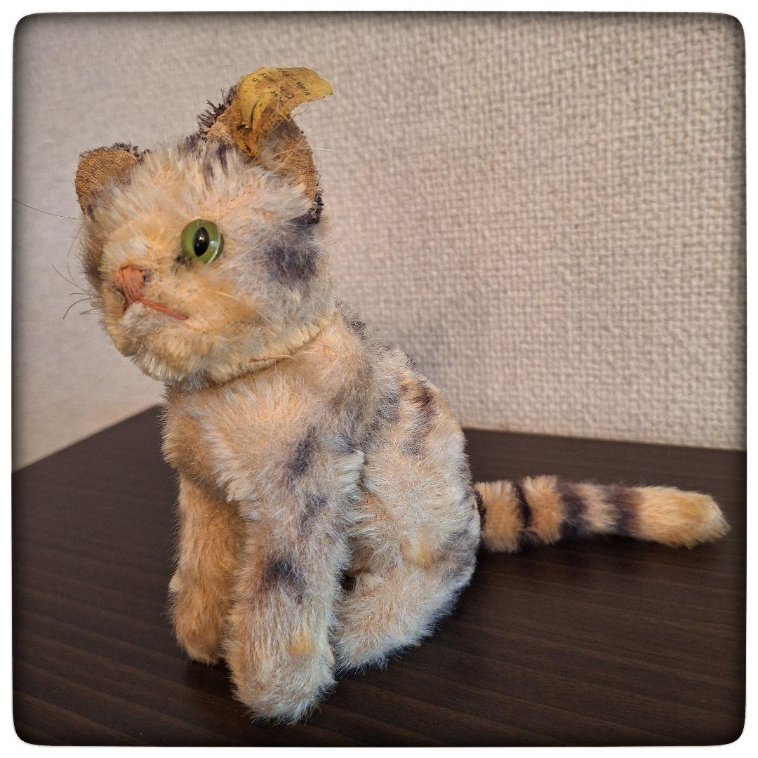 【座り子猫 Susi 14 cm 】ヴィンテージ シュタイフ