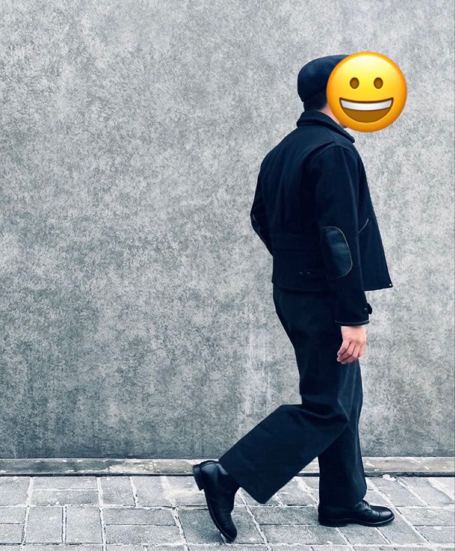 Atlast&co ブラックCossack Jacket 名作 - メルカリ