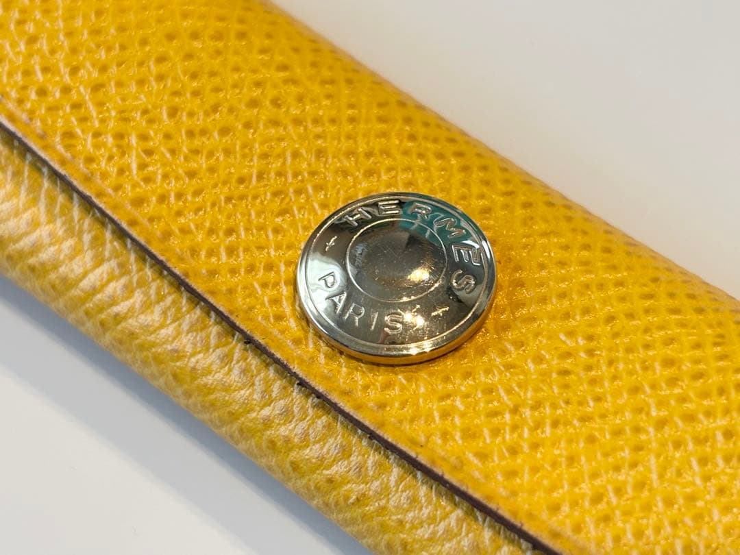 《未使用》Hermes エルメス バッファローホーン くし コーム レザーケース