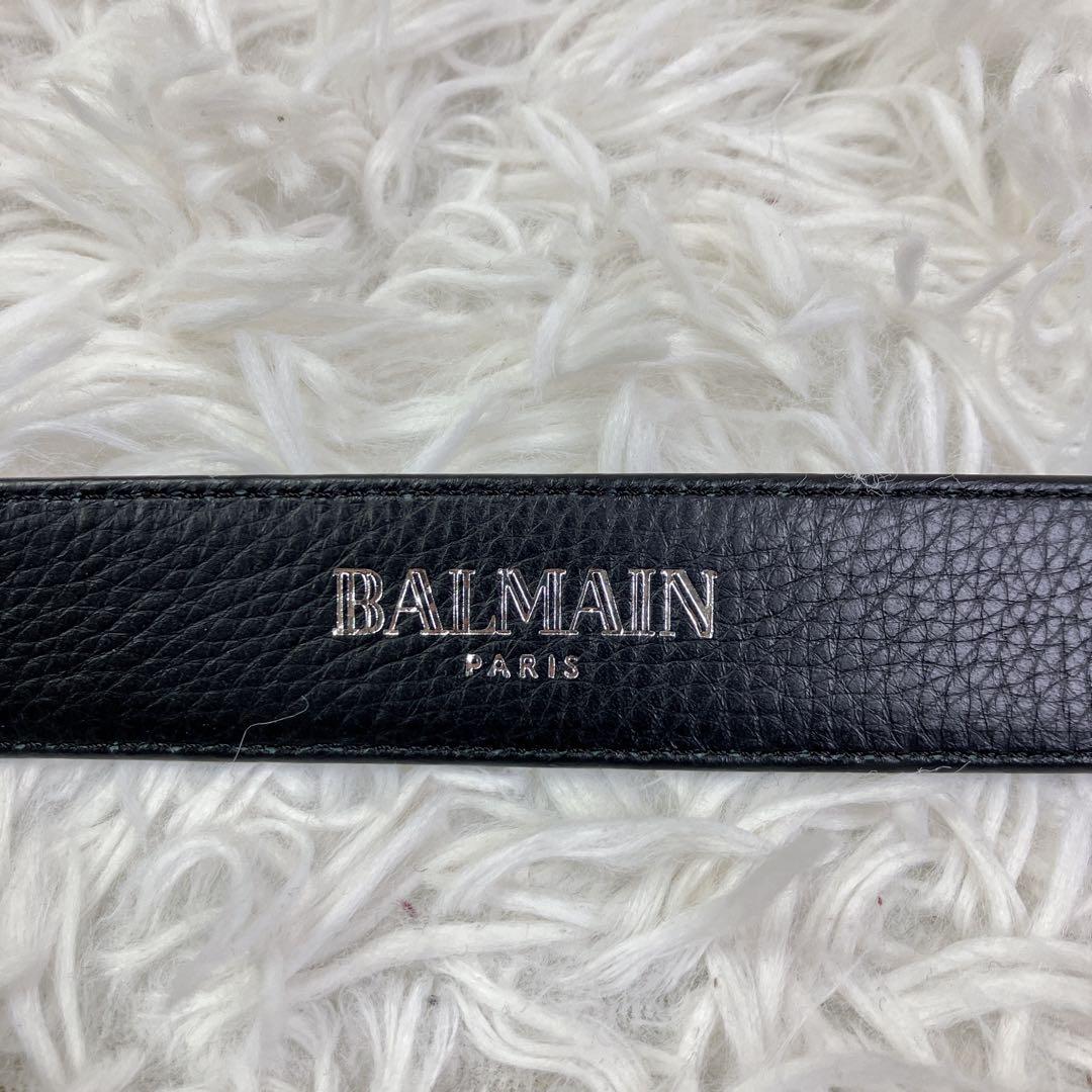 新品】BALMAIN バルマン クロコダイル型押し レザーベルト 本革