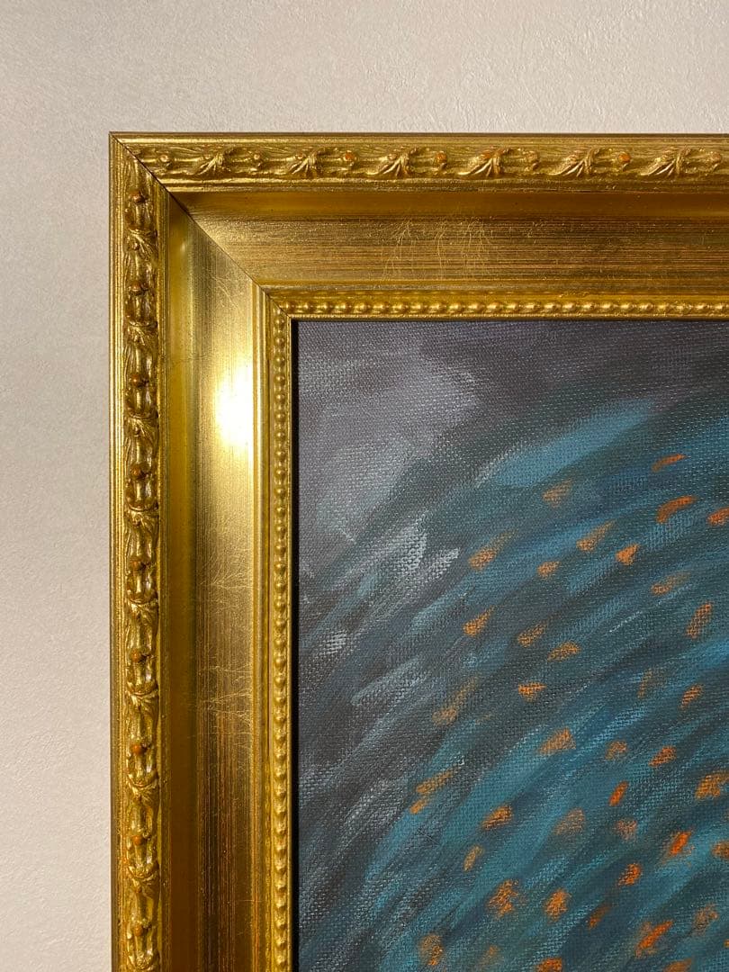 ゴッホピカチュウ キャンバス XL 95×75 金枠 xl - メルカリ